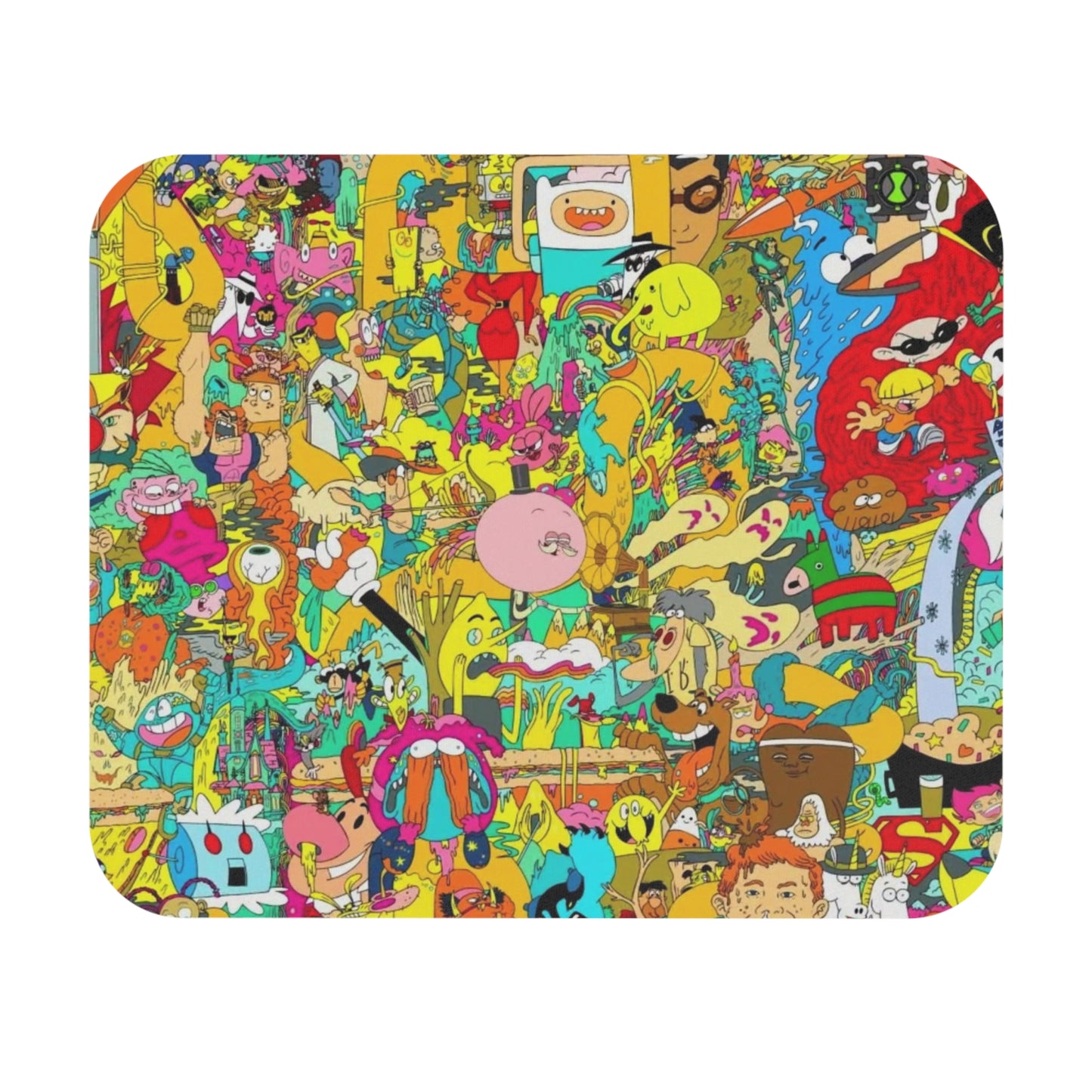 cartoon network character mousepad
