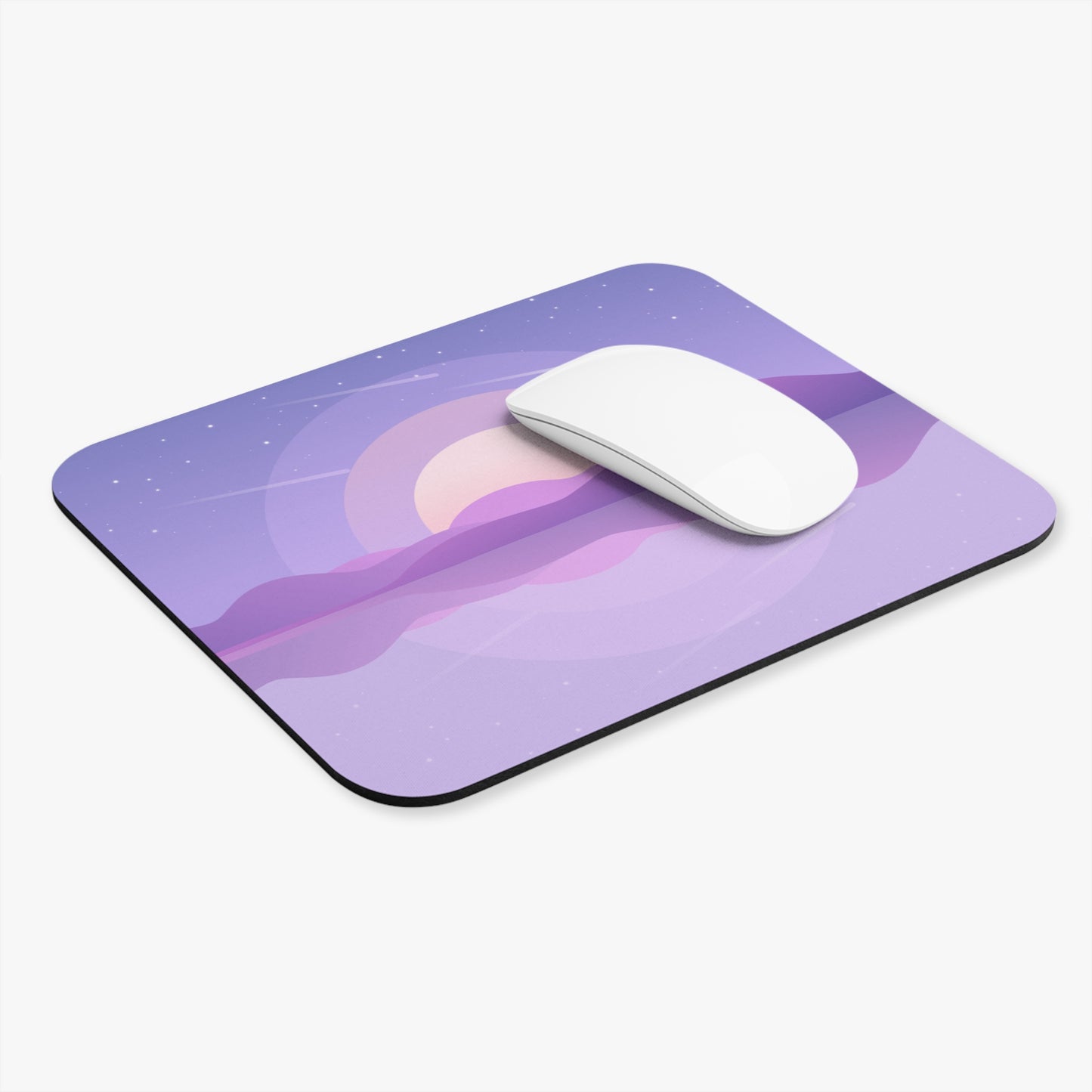 futuristic sunset mousepad