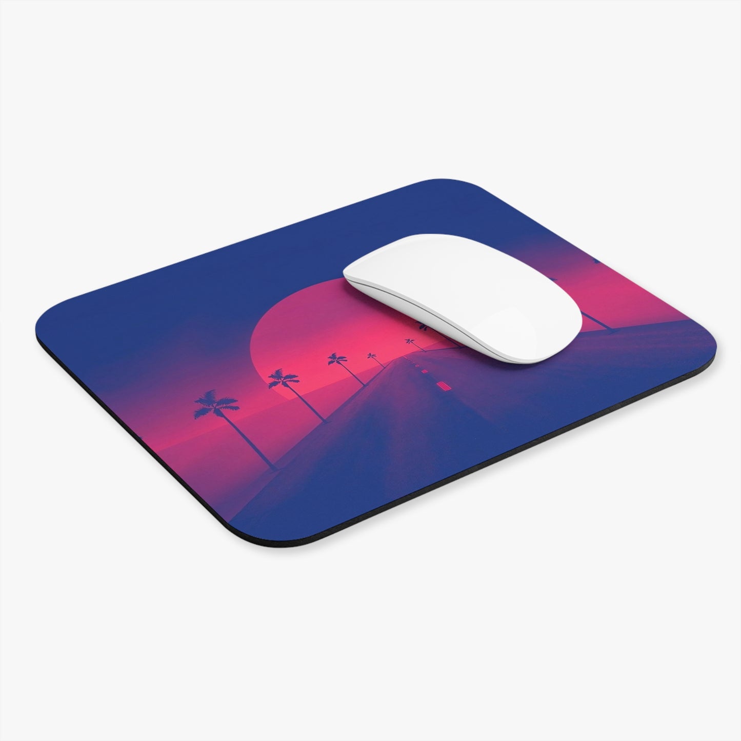retro sunset mousepad