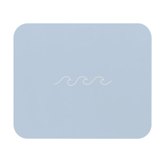 fine line wave mousepad