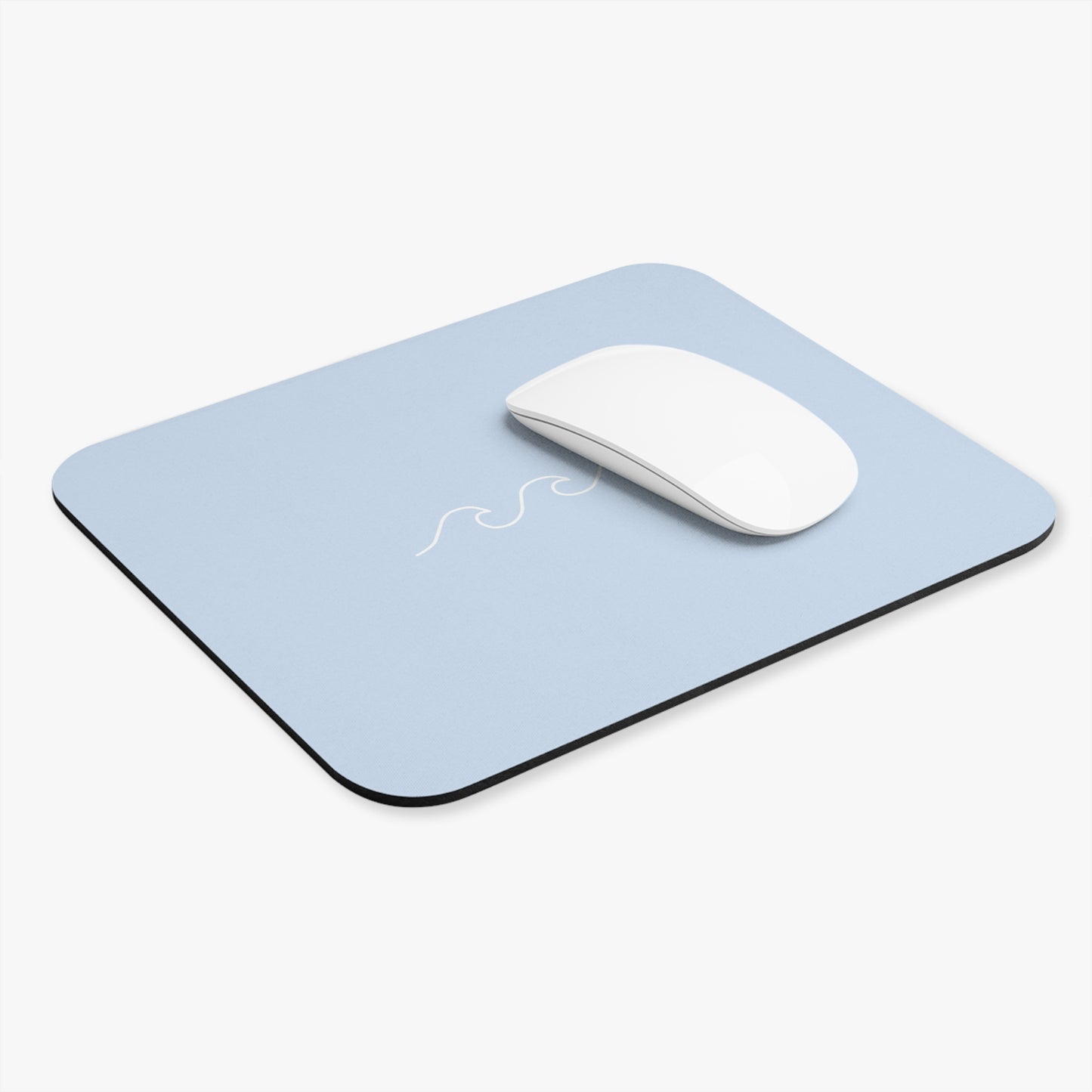 fine line wave mousepad